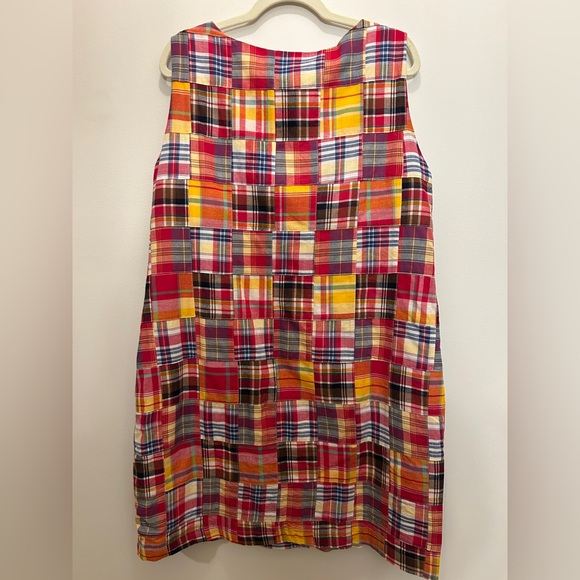 Kiel James Patrick’s Summer Soirée Indian Madras Patchwork Plaid Dress - Picture 2 of 2